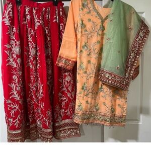 Pakistani sarara dress